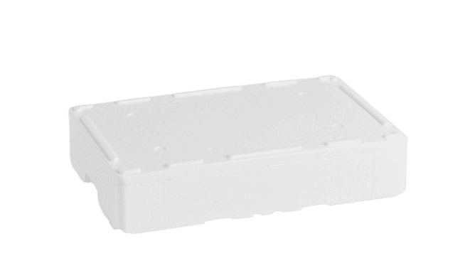 EPS doos 16 L, 600x400x122 mm - 1 pallet (80 stuks)