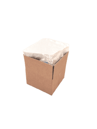 Thermodoos opvouwbaar - 400 x 400 x 250 mm + (6 Laags isolatiezak)