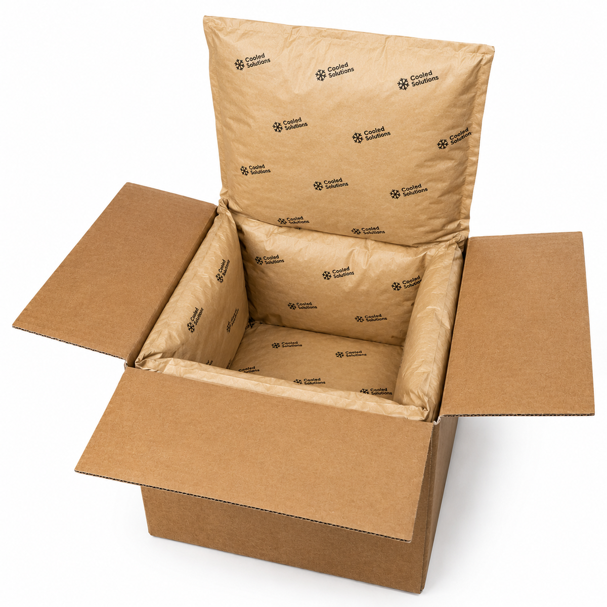 izolační box (M) 300 x 300 x 300 mm — kompletní včetně 2 Isolinerů