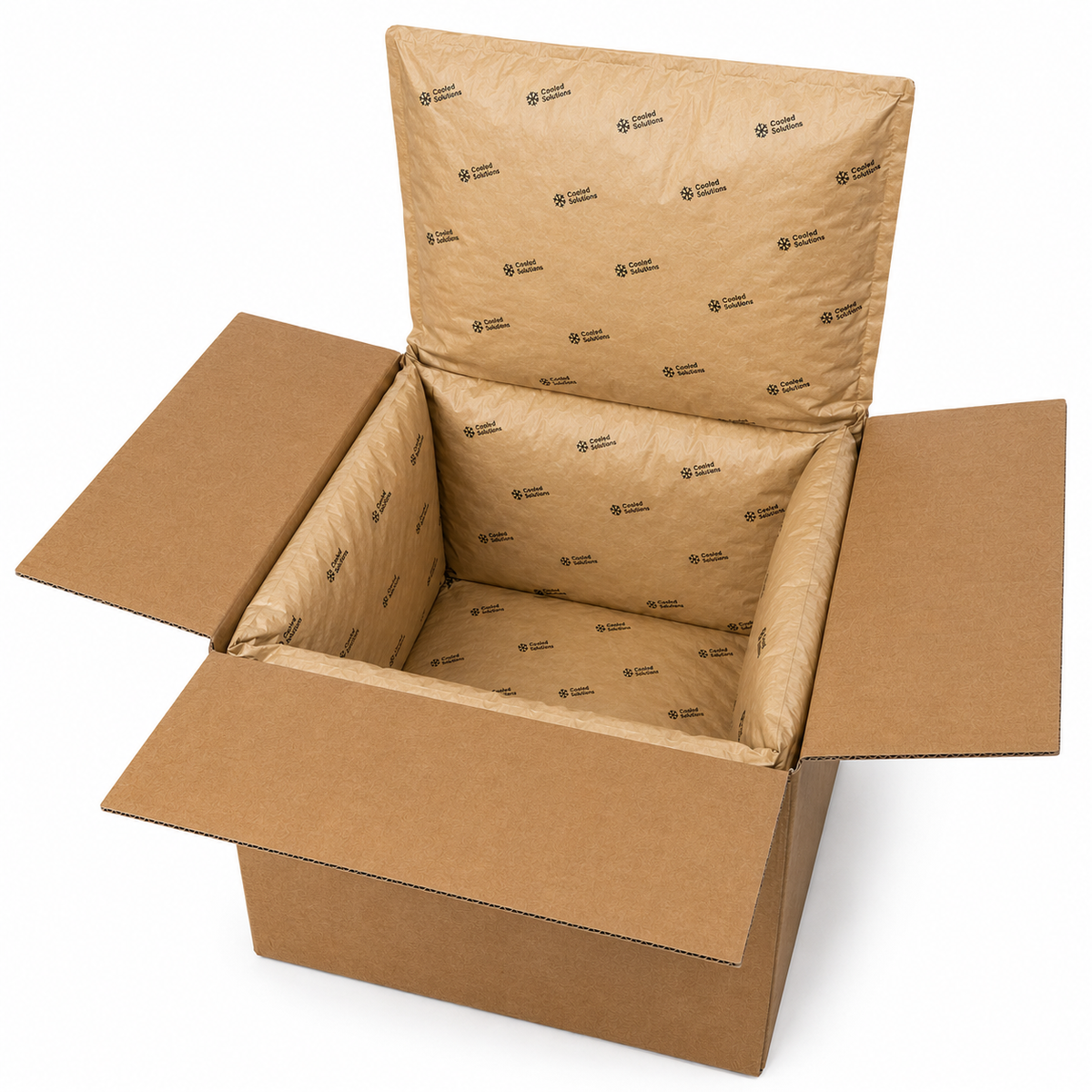 izolační box (L) 355 x 355 x 355 mm — kompletní včetně 2 Isolinerů