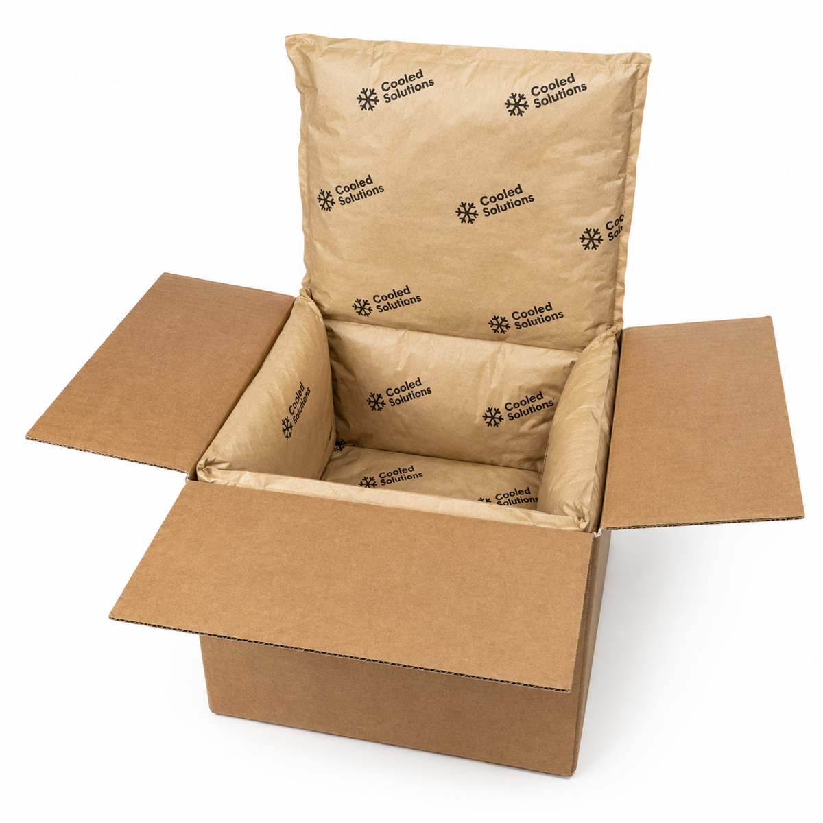 izolační box (S) 250 x 250 x 250 mm — kompletní včetně 2 Isolinerů